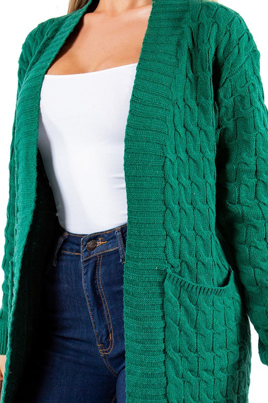 WOMEN FASHION LONG MAXI SWEATER CARDIGAN BY CLAUDE