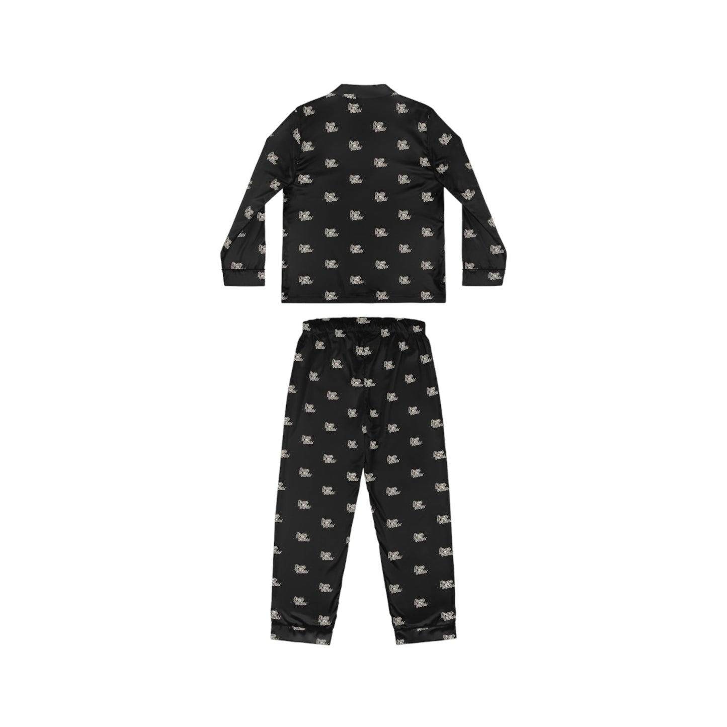 Gray Vibes Elegant Women's Satin Pajamas Set - Soft & Stylish Sleepwear Grayceful LLC