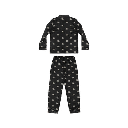 Gray Vibes Elegant Women's Satin Pajamas Set - Soft & Stylish Sleepwear Grayceful LLC
