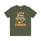 I Was Thinner Before Thanksgiving Dinner T-Shirt The Devil's Pickle