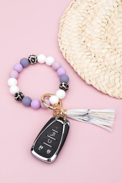 Silicone Monochromatic Key Ring Bracelet Shop Style & More | Fresh Looks, Everyday Deals & Free Shipping
