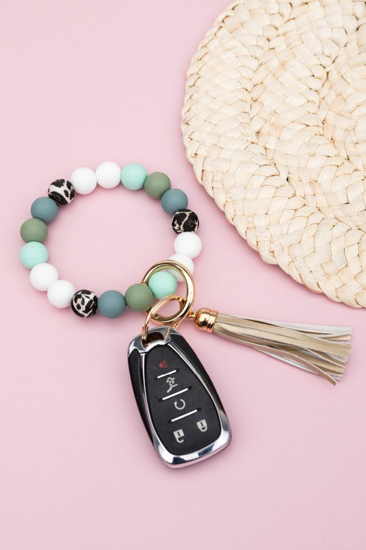 Silicone Monochromatic Key Ring Bracelet Shop Style & More | Fresh Looks, Everyday Deals & Free Shipping