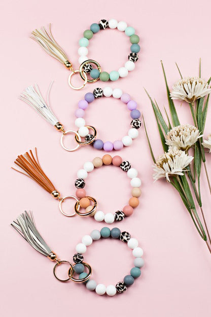 Silicone Monochromatic Key Ring Bracelet Shop Style & More | Fresh Looks, Everyday Deals & Free Shipping