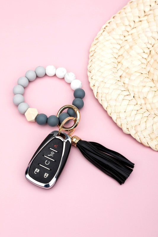 Silicone Color Block Key Ring Bracelet Shop Style & More | Fresh Looks, Everyday Deals & Free Shipping
