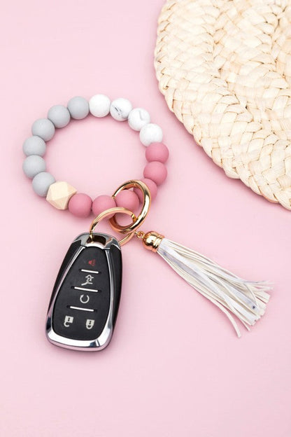 Silicone Color Block Key Ring Bracelet Shop Style & More | Fresh Looks, Everyday Deals & Free Shipping