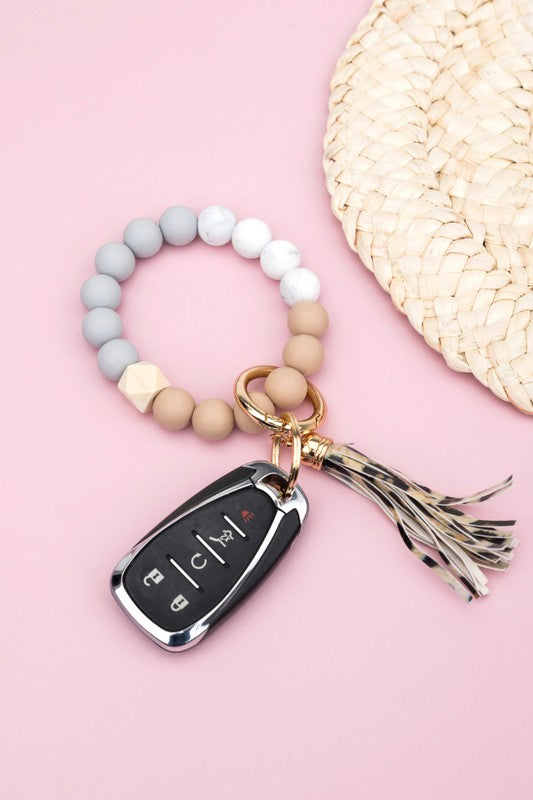 Silicone Color Block Key Ring Bracelet Shop Style & More | Fresh Looks, Everyday Deals & Free Shipping