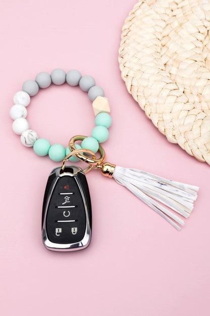 Silicone Color Block Key Ring Bracelet Shop Style & More | Fresh Looks, Everyday Deals & Free Shipping