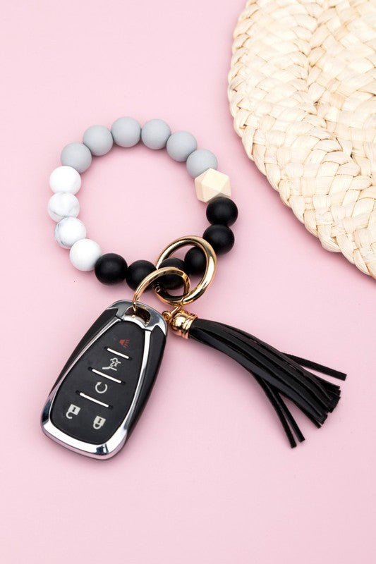 Silicone Color Block Key Ring Bracelet Shop Style & More | Fresh Looks, Everyday Deals & Free Shipping