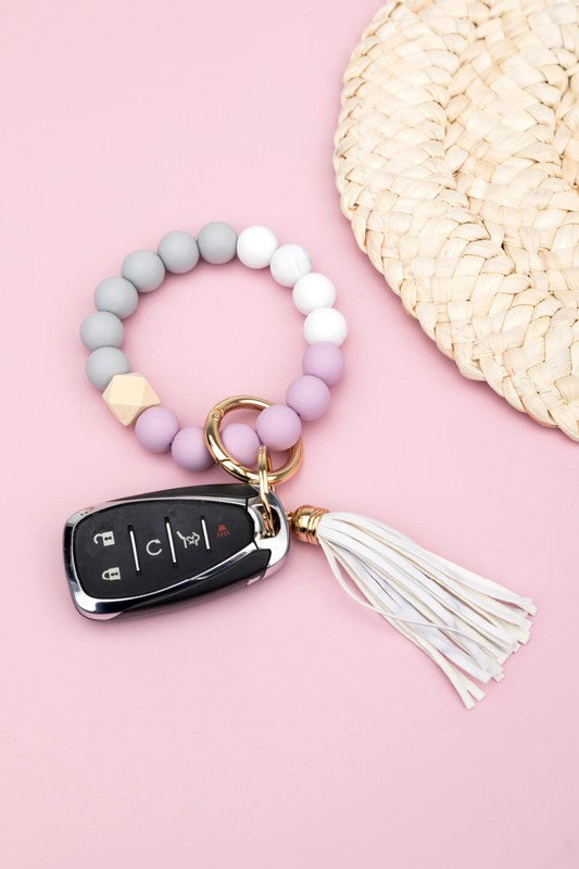 Silicone Color Block Key Ring Bracelet Shop Style & More | Fresh Looks, Everyday Deals & Free Shipping