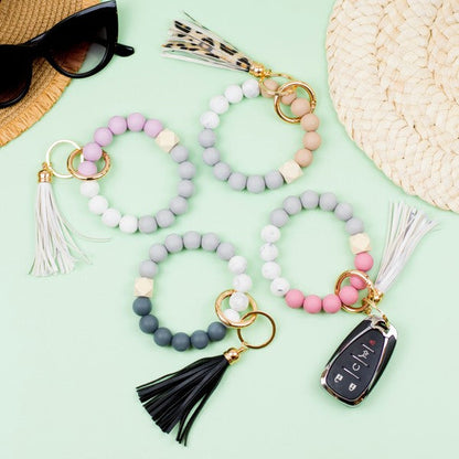 Silicone Color Block Key Ring Bracelet Shop Style & More | Fresh Looks, Everyday Deals & Free Shipping