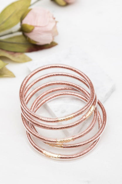 Glitter Jelly Bangle Bracelets Shop Style & More | Fresh Looks, Everyday Deals & Free Shipping