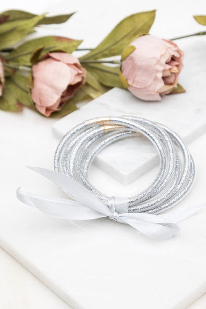 Glitter Jelly Bangle Bracelets Shop Style & More | Fresh Looks, Everyday Deals & Free Shipping