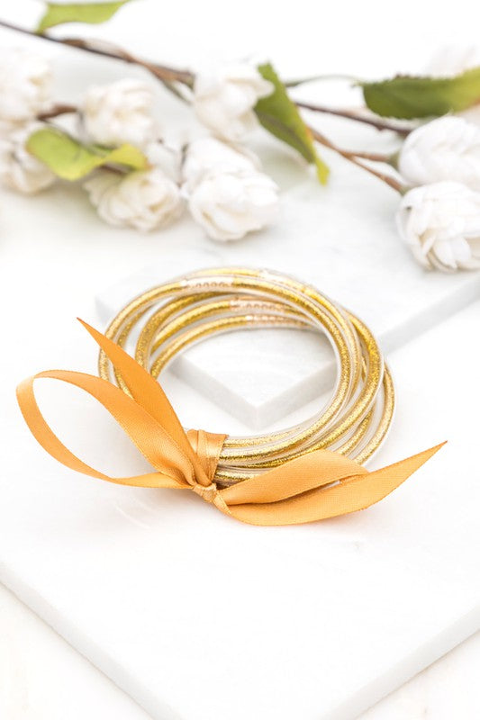 Glitter Jelly Bangle Bracelets Shop Style & More | Fresh Looks, Everyday Deals & Free Shipping