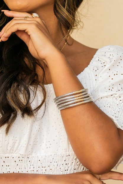 Glitter Jelly Bangle Bracelets Shop Style & More | Fresh Looks, Everyday Deals & Free Shipping