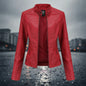 Women’s Classic Leather Jacket – Chic Streetwear Outerwear FitiqueFit