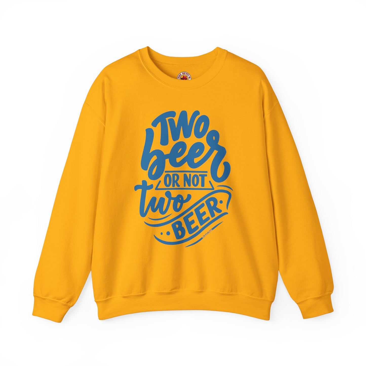 Two Beer or Not Two Beer Crewneck Sweatshirt The Devil's Pickle