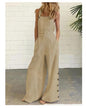 High-Waisted Sleeveless Wide-Leg Denim Jumpsuit – 8 Colors, S–2XL FitiqueFit