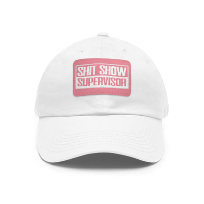 Shit Show Supervisor Hat with Leather Patch The Devil's Pickle