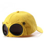 Aviator Baseball Cap – Unisex Summer Hat with Built-In Sunglasses FitiqueFit