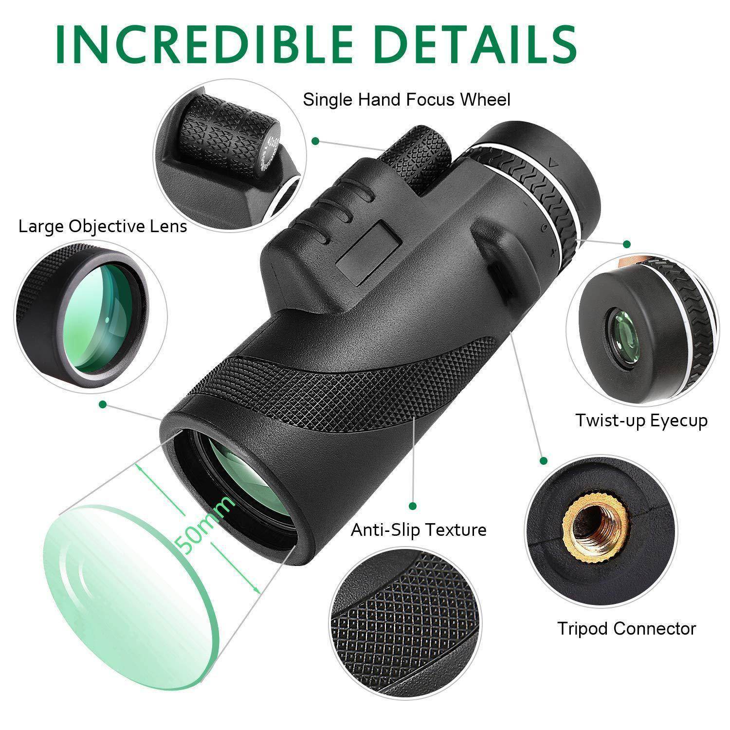 Handheld monocular telescope SmartPursue™