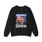 Abraham Drinking Crewneck Sweatshirt The Devil's Pickle