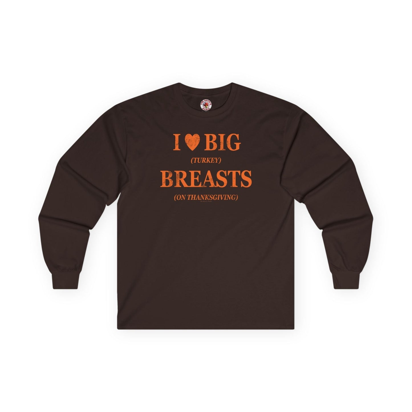 I Heart Big Breasts Long Sleeve Tee The Devil's Pickle