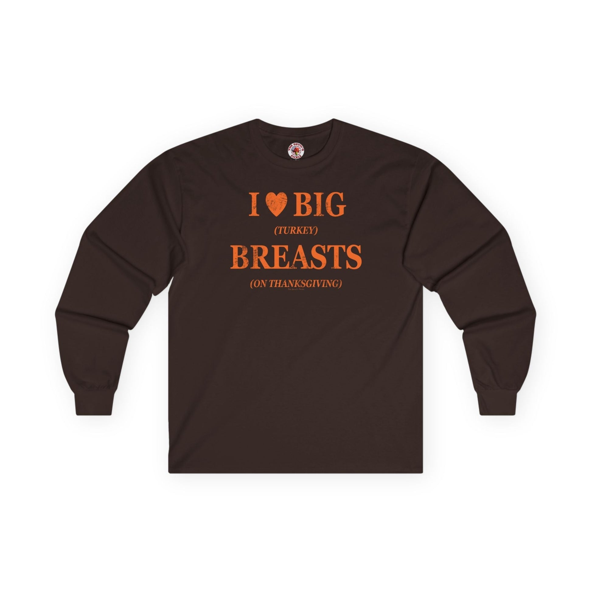I Heart Big Breasts Long Sleeve Tee The Devil's Pickle