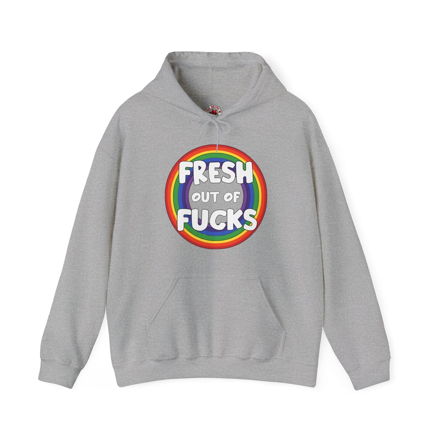 Fresh Out Of Fucks Hooded Sweatshirt The Devil's Pickle