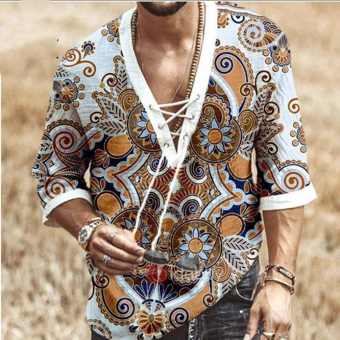 Large Size Loose Hot style Men Shirts FitiqueFit