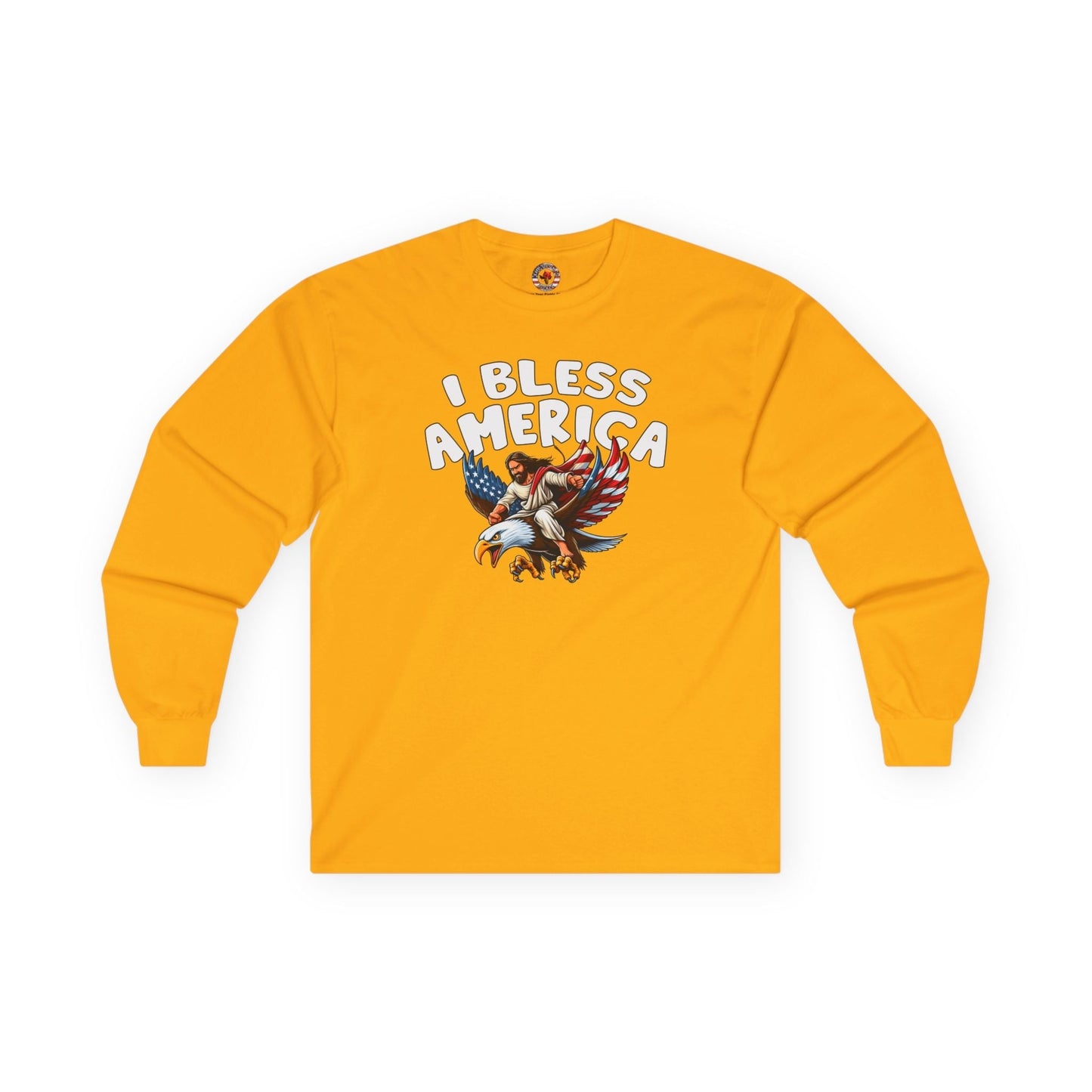 I Bless America Long Sleeve Tee The Devil's Pickle