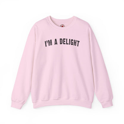 I'm A Delight Crewneck Sweatshirt The Devil's Pickle