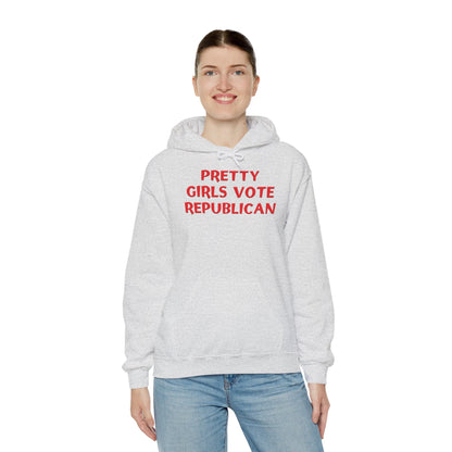 Pretty Girls Vote Republican Hooded Sweatshirt The Devil's Pickle