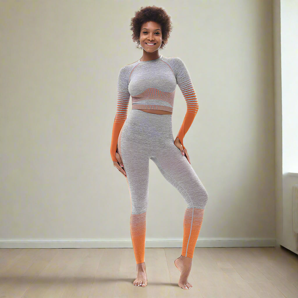 🧘‍♀️ Tight-Fitting Butt-Lifting Seamless Yoga Set FitiqueFit