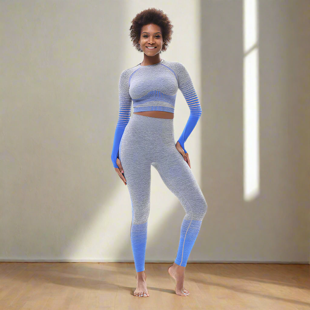 🧘‍♀️ Tight-Fitting Butt-Lifting Seamless Yoga Set FitiqueFit