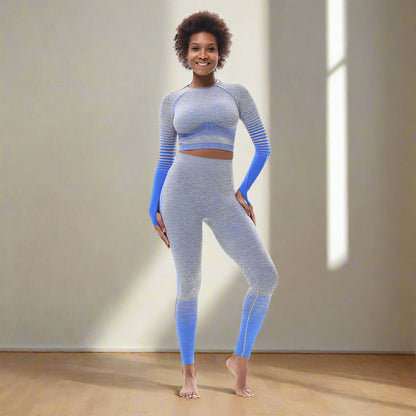 🧘‍♀️ Tight-Fitting Butt-Lifting Seamless Yoga Set FitiqueFit