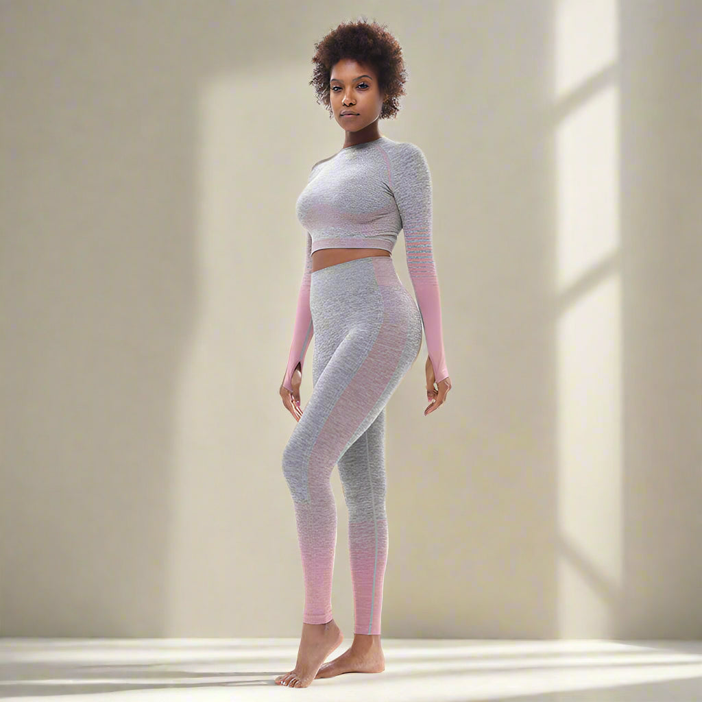 🧘‍♀️ Tight-Fitting Butt-Lifting Seamless Yoga Set FitiqueFit