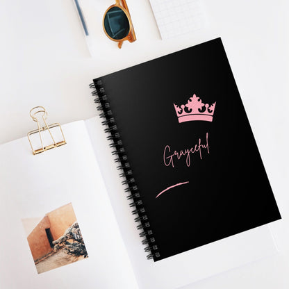 Spiral Notebook - Ruled Line Grayceful LLC