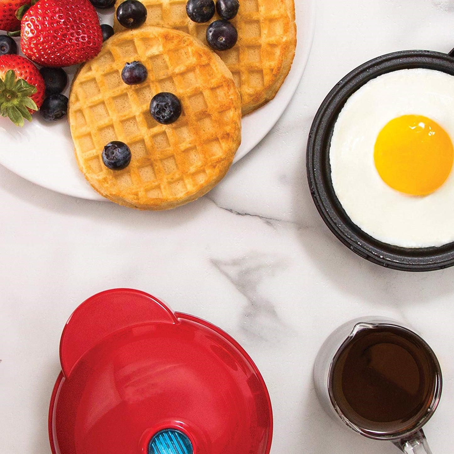 🧇 Mini Waffle Maker – 4” Nonstick Personal Waffle Machine SmartPursue™