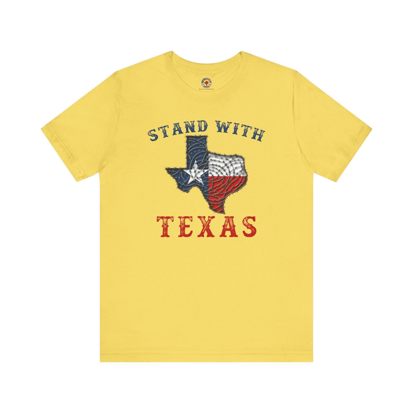 Stand With Texas T-Shirt The Devil's Pickle