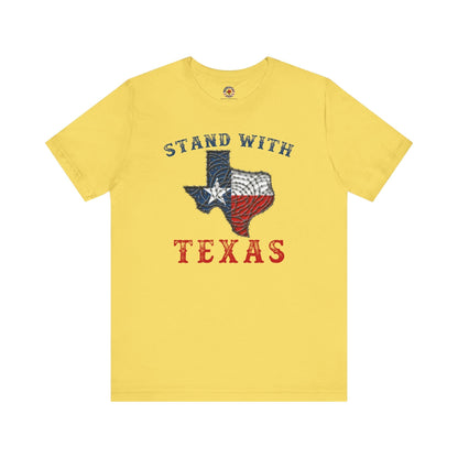 Stand With Texas T-Shirt The Devil's Pickle