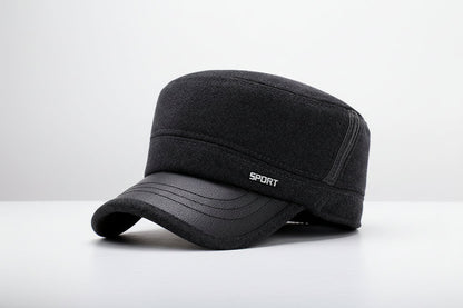 Winter Flat Hat – Classic Warm Wool-Style Newsboy Cap FitiqueFit