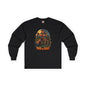 Axe Wielding Zombie Trick or Treat Long Sleeve Tee The Devil's Pickle