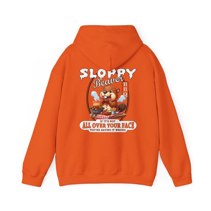 Sloppy Beaver BBQ Back Hooded Sweatshirt The Devil's Pickle