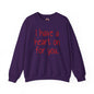 I Have A Heart On For You Crewneck Sweatshirt The Devil's Pickle