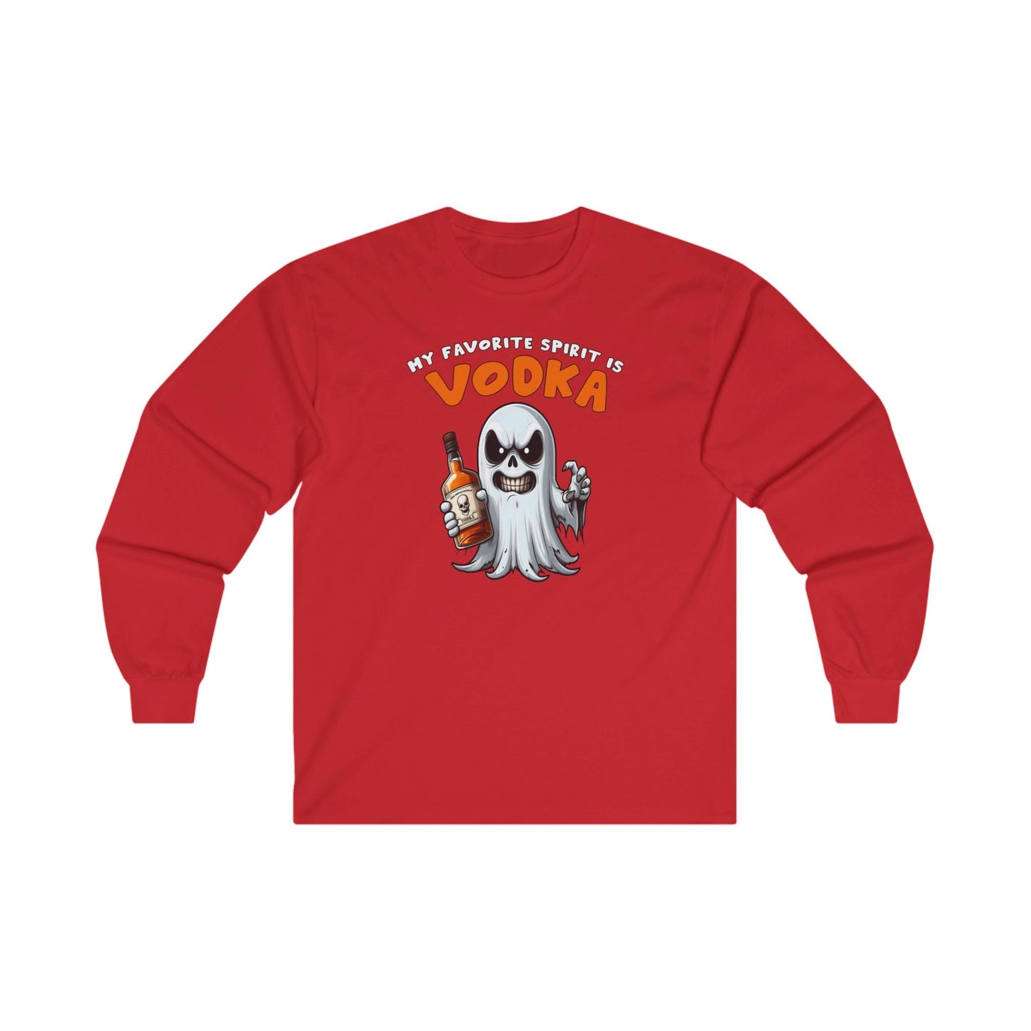 My Favorite Spirit Is Vodka Long Sleeve Tee The Devil's Pickle