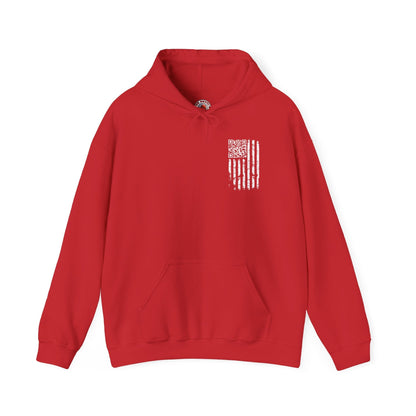 American Flag QR Code Hooded Sweatshirt The Devil's Pickle