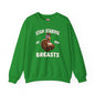 Stop Staring At My Breasts Crewneck Sweatshirt The Devil's Pickle