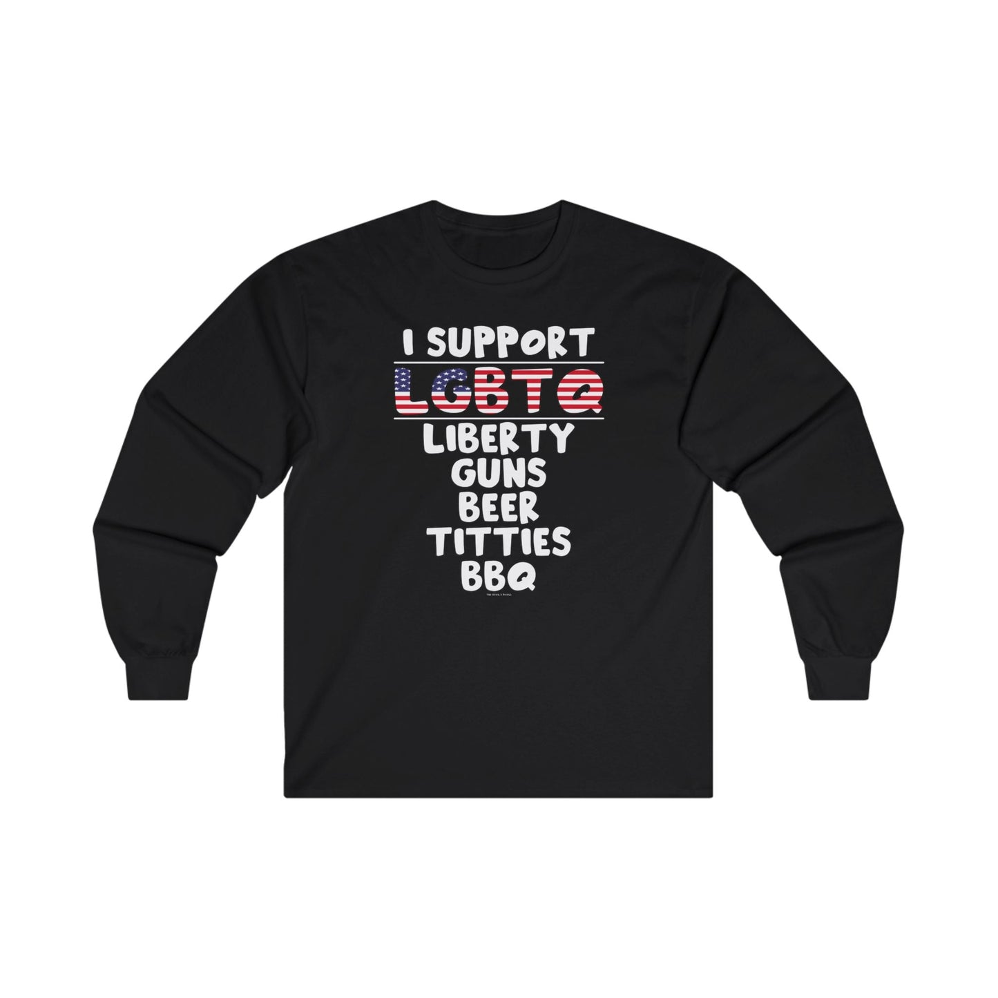I Support LGBTQ Long Sleeve Tee The Devil's Pickle