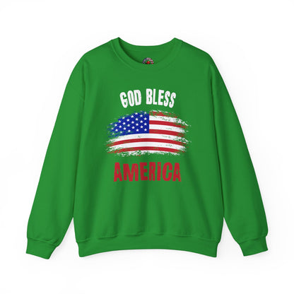 God Bless America Crewneck Sweatshirt The Devil's Pickle