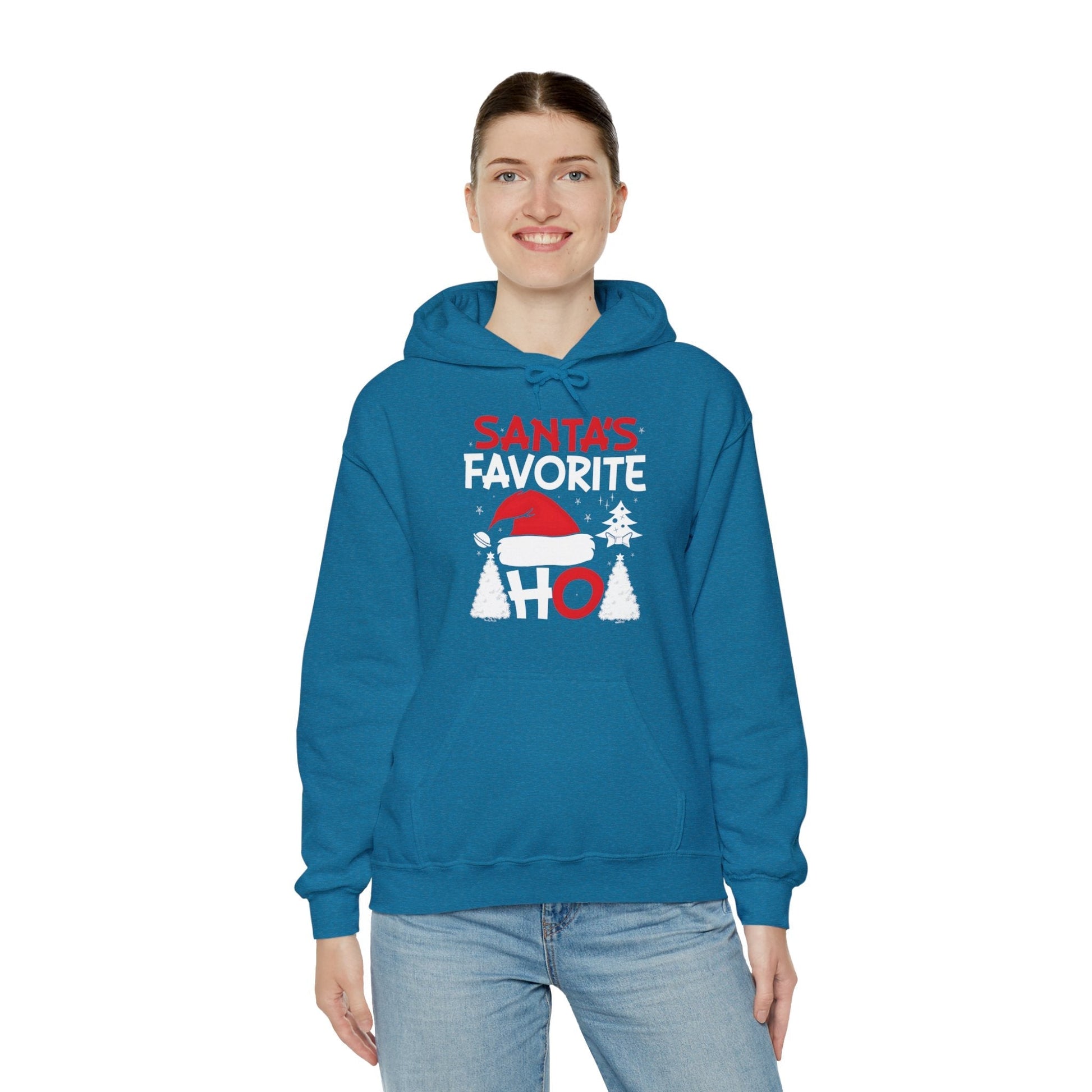 Santa's Favorite Ho Hooded Sweatshirt The Devil's Pickle